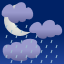 Debesuota su pragiedruliais, rain showers